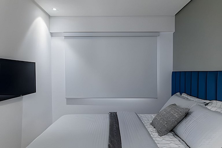 Flat Charme Decorado Piso de Mad