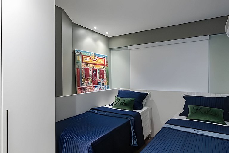 Flat Charme Decorado Piso de Mad