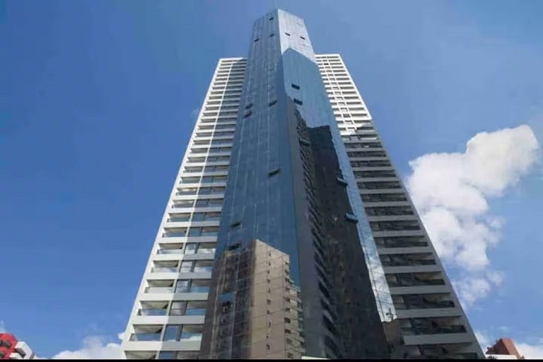 Flat Luxo Com Varanda Vista Mar