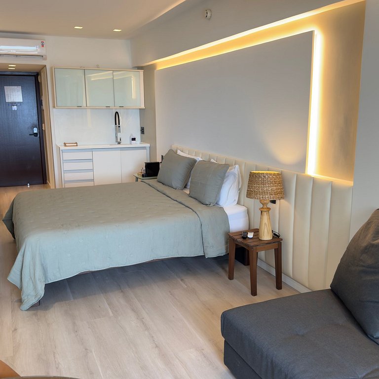 Suite Luxo Com Varanda Andar Alto