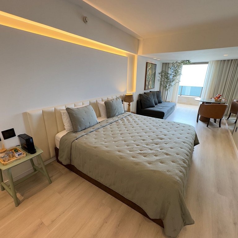 Suite Luxo Com Varanda Andar Alto