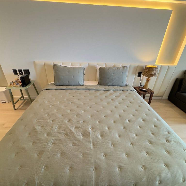 Suite Luxo Com Varanda Andar Alto