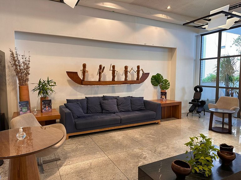 Suite Aconchegante Vista Lateral Andar Alto