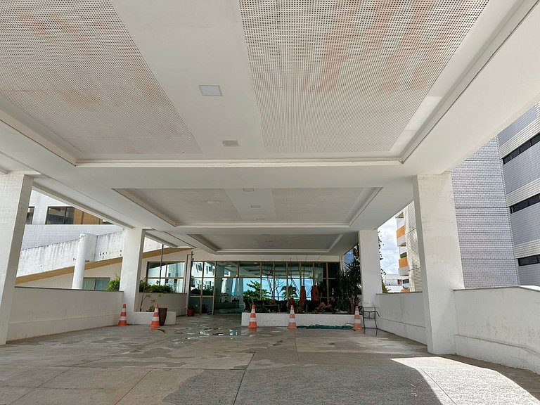 Suíte Aconchegante Com Piso de Madeira Na Beira Mar