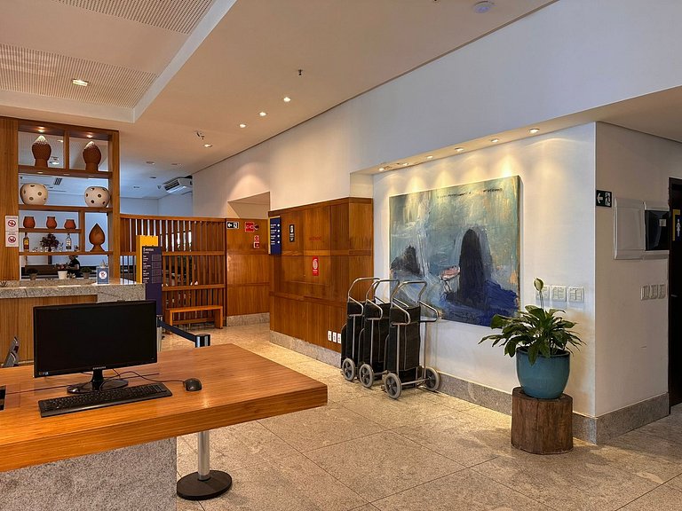 Suite Aconchegante Vista Lateral Andar Alto