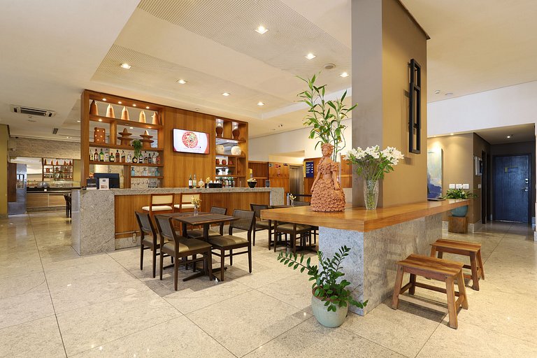 Suite Luxo Com Varanda Andar Alto