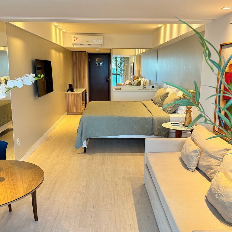 Suite Luxo Decorado Beira Mar