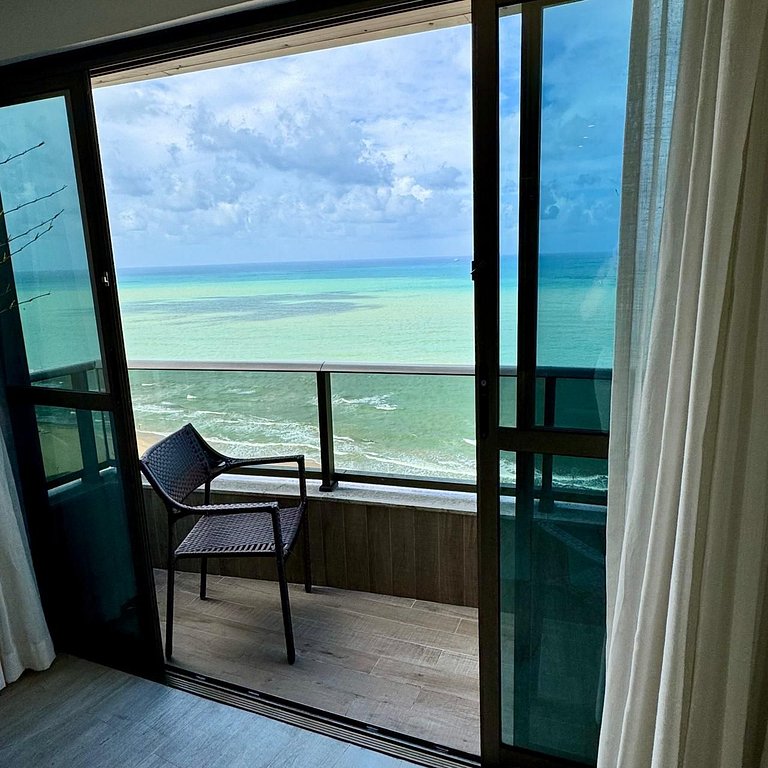 Premium Com Varanda Vista Panorâmica Do Mar 24° Andar