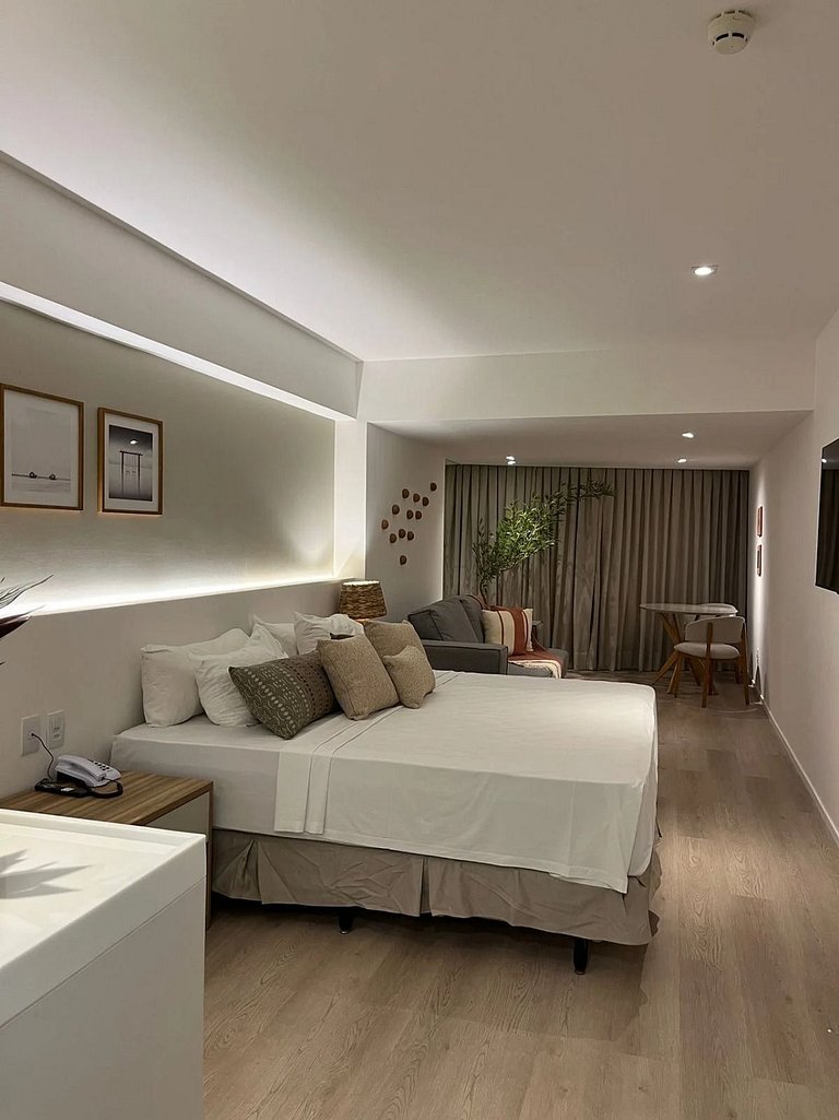 Suite Alto Luxo Decorado Beira Mar