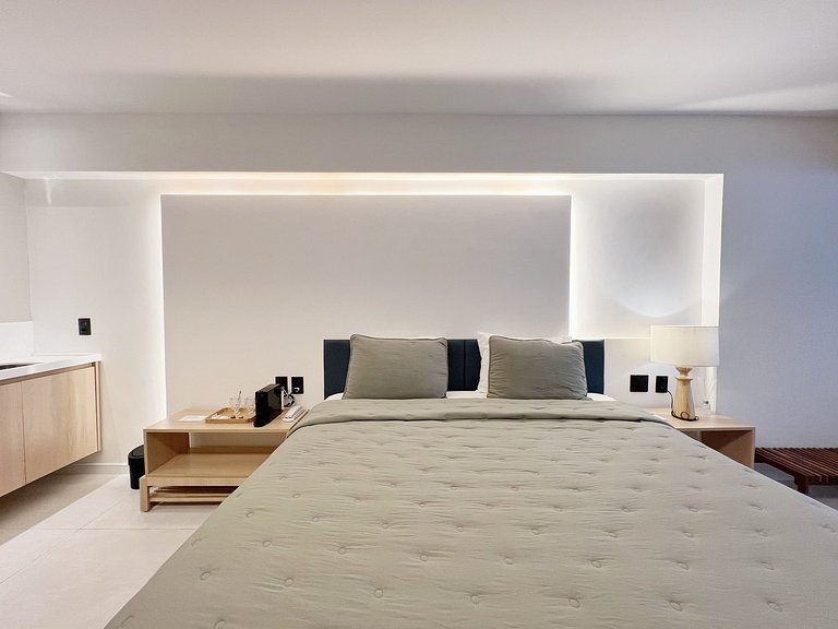 Apartamento Decorado na Beira Mar