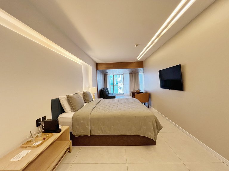 Apartamento Decorado na Beira Mar