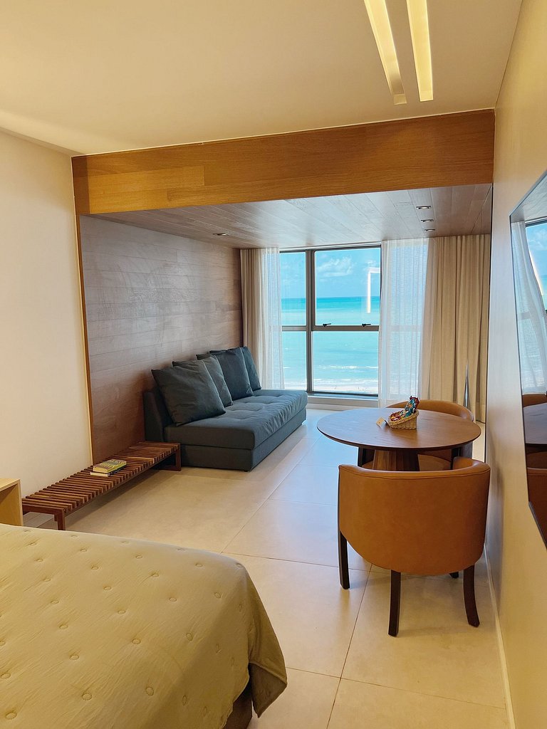 Apartamento Decorado na Beira Mar