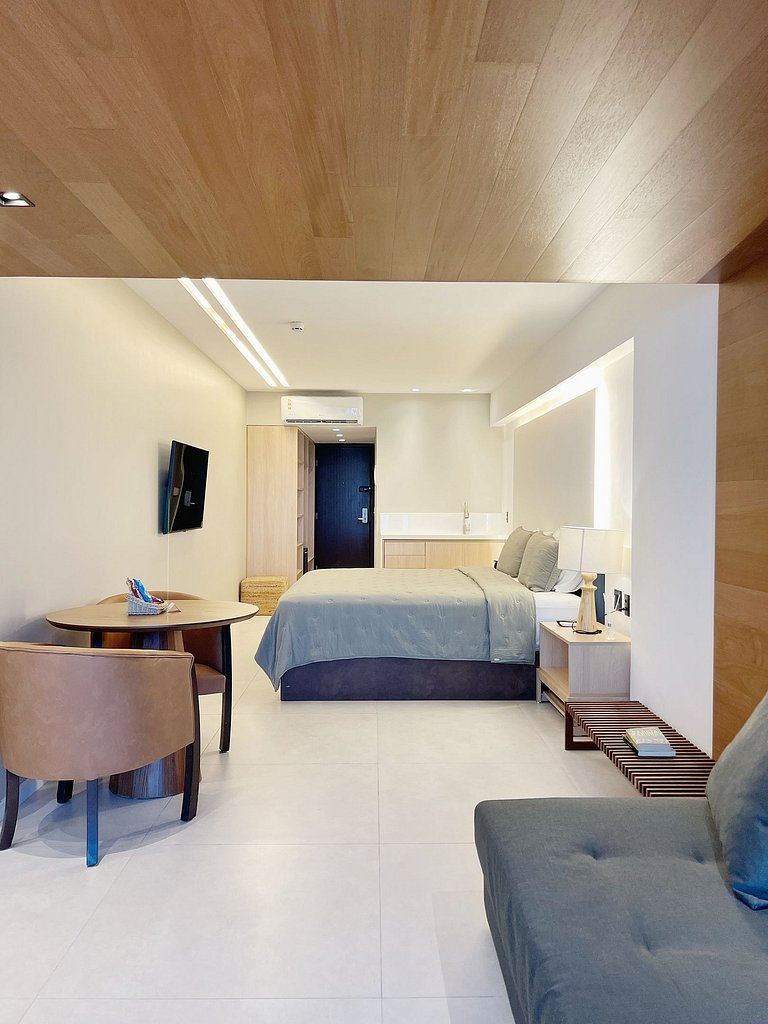 Apartamento Decorado na Beira Mar