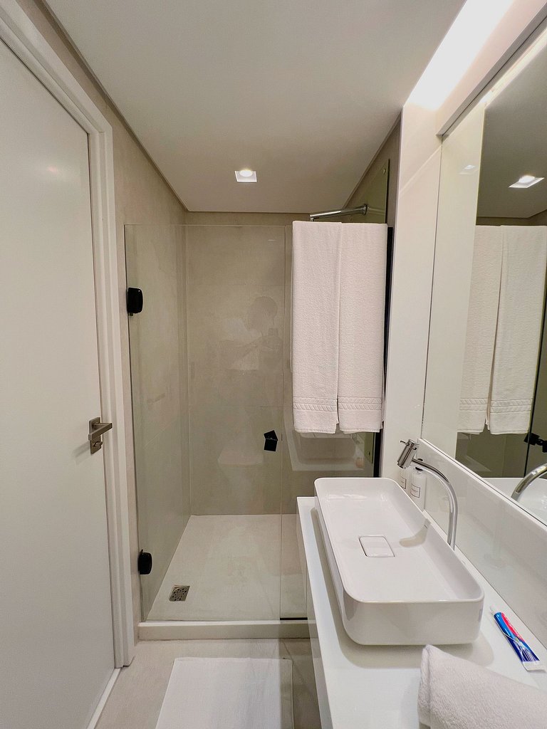 Apartamento Decorado na Beira Mar