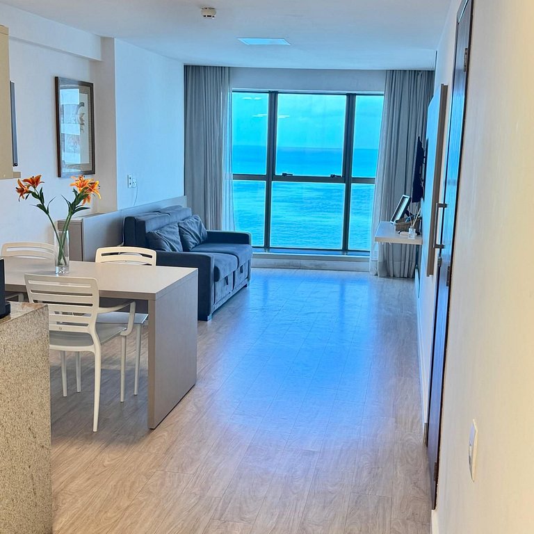 Flat Alto Luxo Com Vista do Mar
