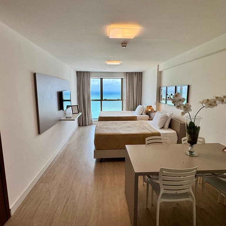 Apartamento Duas Camas de Casal Andar Alto