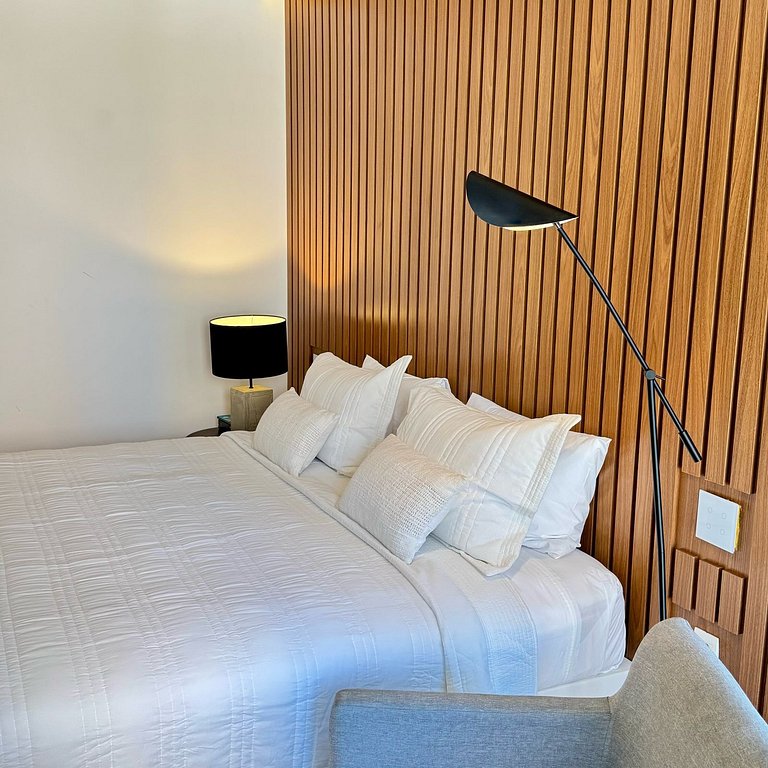 Flat Luxo Com Varanda Vista Mar
