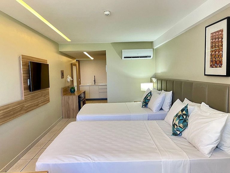Suite Standard Com Duas Camas e Vista do Mar