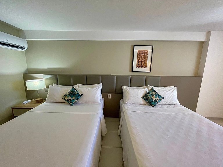 Suite Standard Com Duas Camas e Vista do Mar