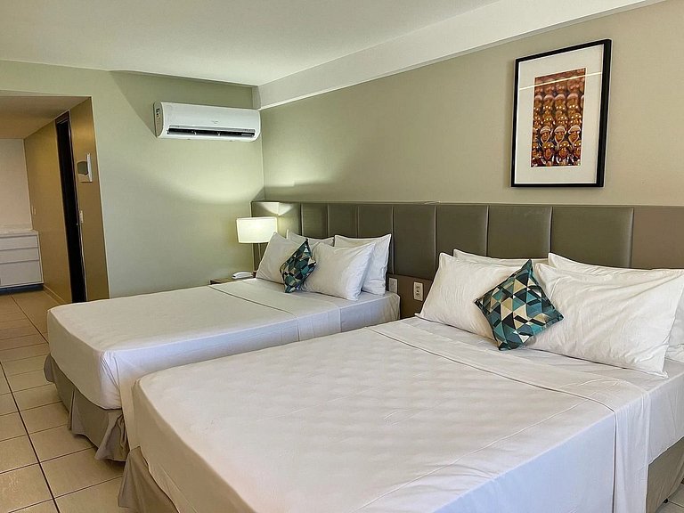 Suite Standard Com Duas Camas e Vista do Mar