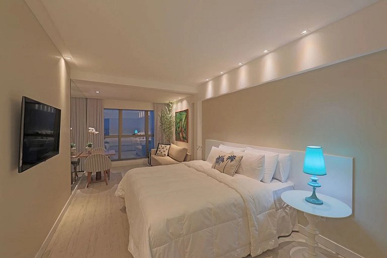 Apartamento Decorado Alto Luxo Beira Mar