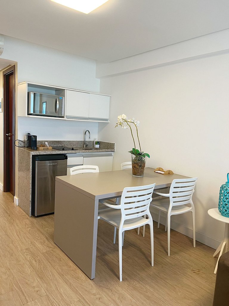 Flat Alto Luxo Com Vista do Mar