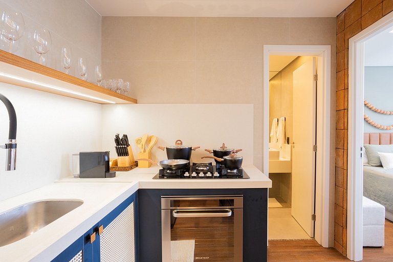 Apartamento Luxo 1 Quarto no Centro de Porto