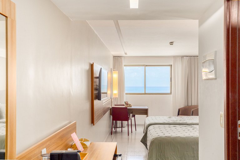 Suite Standard Com Duas Camas e Vista do Mar