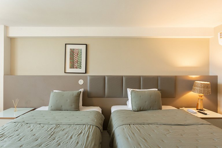 Suite Standard Com Duas Camas e Vista do Mar
