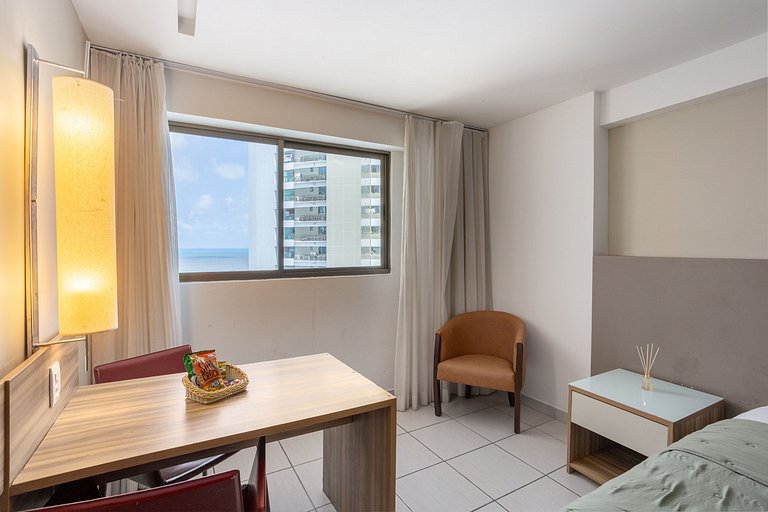 Suite Standard Com Duas Camas e Vista do Mar