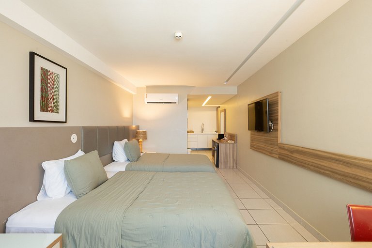 Suite Standard Com Duas Camas e Vista do Mar