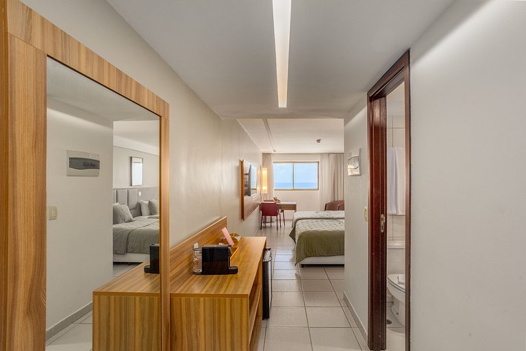 Suite Standard Com Duas Camas e Vista do Mar