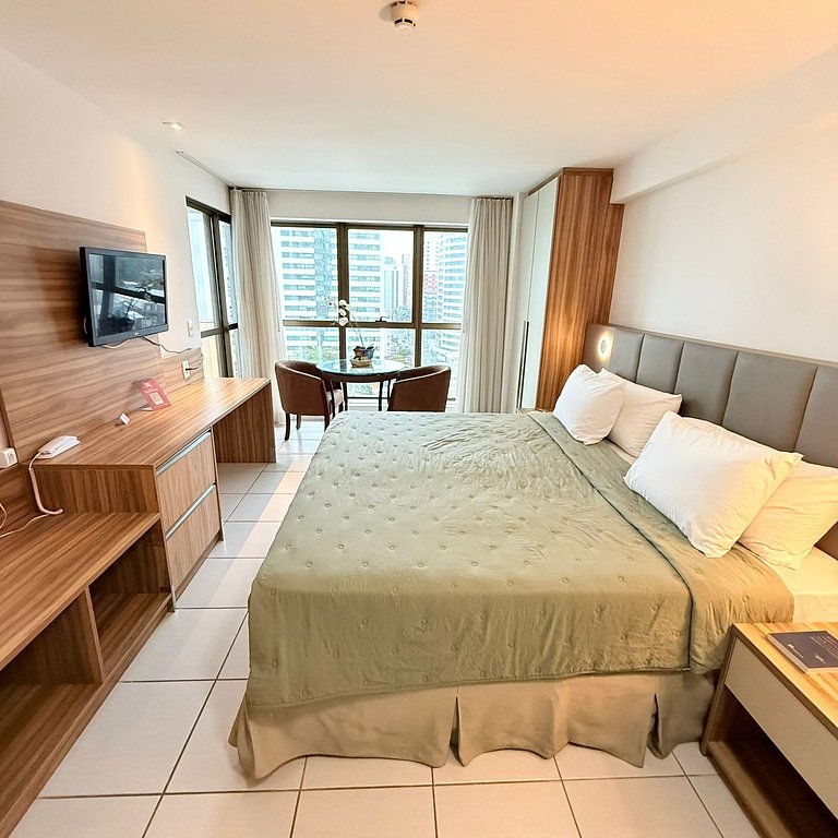 Suite Beira Mar Com Varanda Lateral