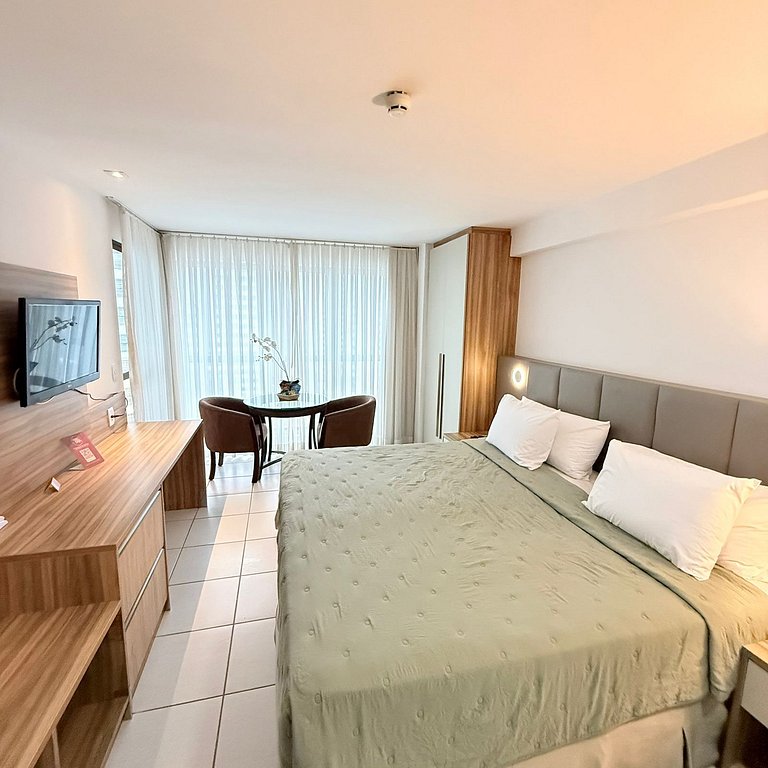 Suite Beira Mar Com Varanda Lateral