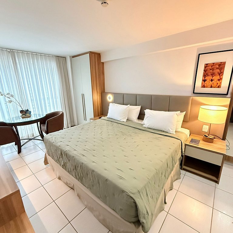 Suite Beira Mar Com Varanda Lateral