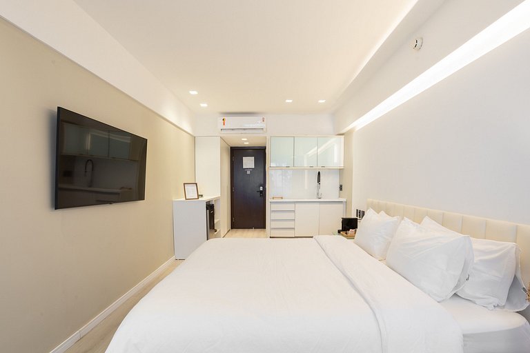 Suite Luxo Com Varanda Andar Alto