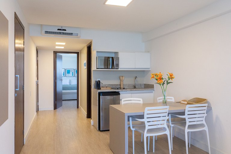 Flat Alto Luxo Com Vista do Mar