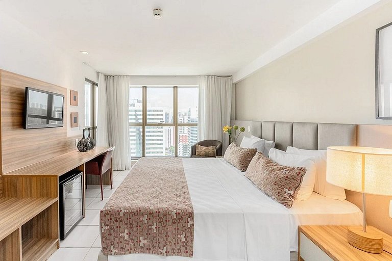 Suite Beira Mar Com Varanda Lateral