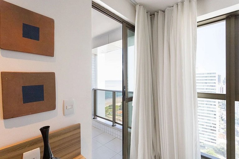 Suite Beira Mar Com Varanda Lateral