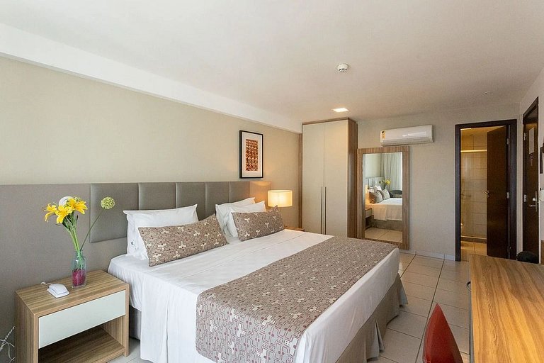 Suite Beira Mar Com Varanda Lateral