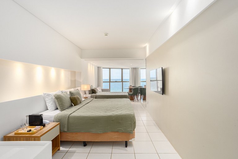 Apartamento Decorado Alto Luxo Beira Mar