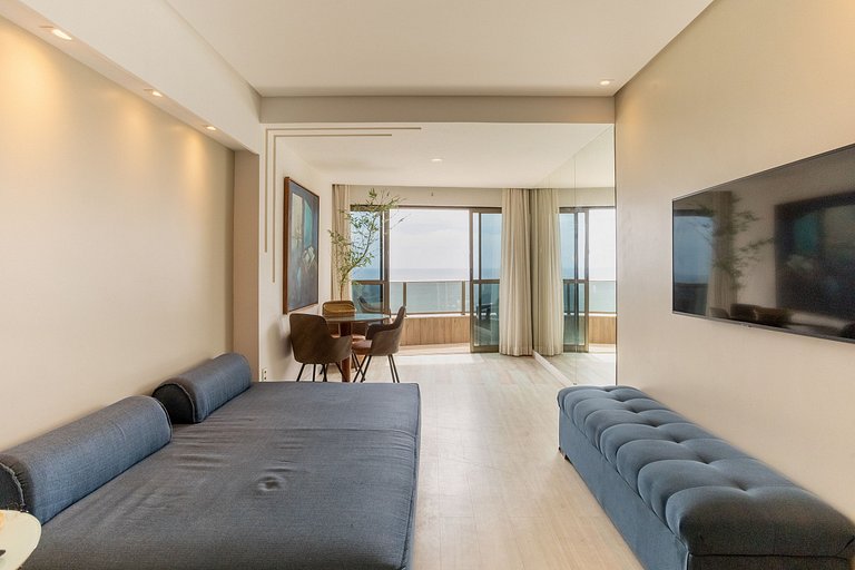 Premium Com Varanda Vista Panorâmica Do Mar 24° Andar