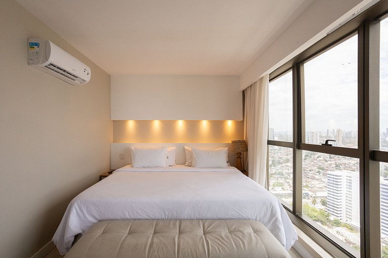 Premium Com Varanda Vista Panorâmica Do Mar 24° Andar