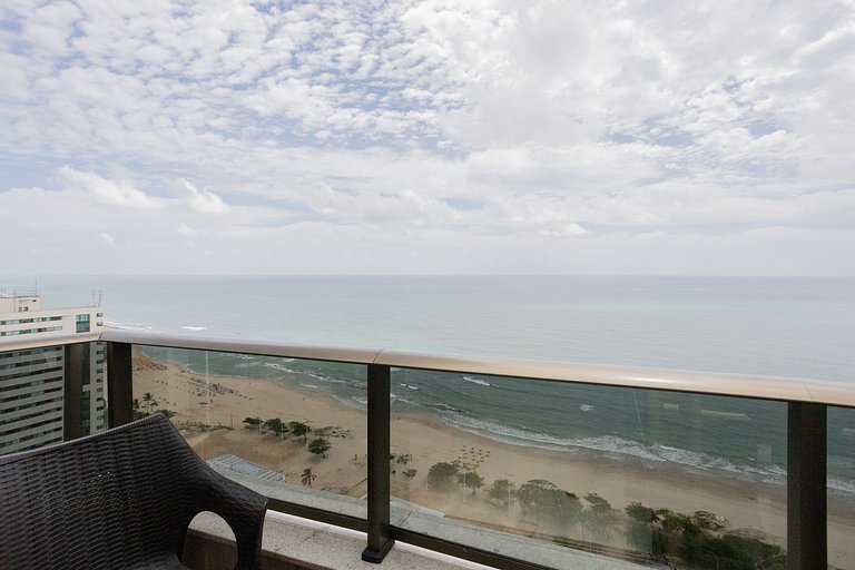Premium Com Varanda Vista Panorâmica Do Mar 24° Andar