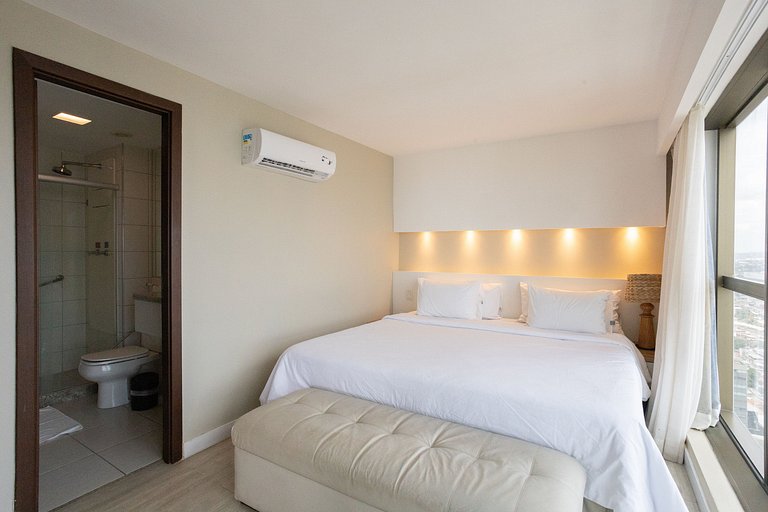 Premium Com Varanda Vista Panorâmica Do Mar 24° Andar