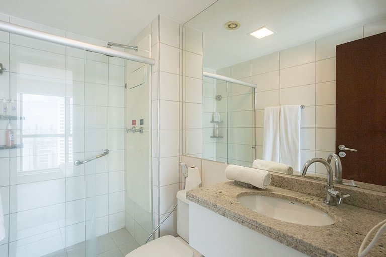 Premium Com Varanda Vista Panorâmica Do Mar 24° Andar