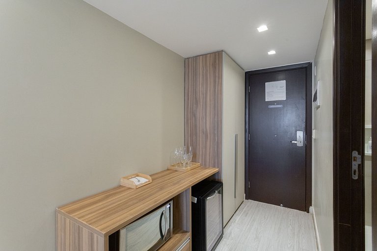 Flat Alto Luxo Beira Mar Com Duas Camas de Casal