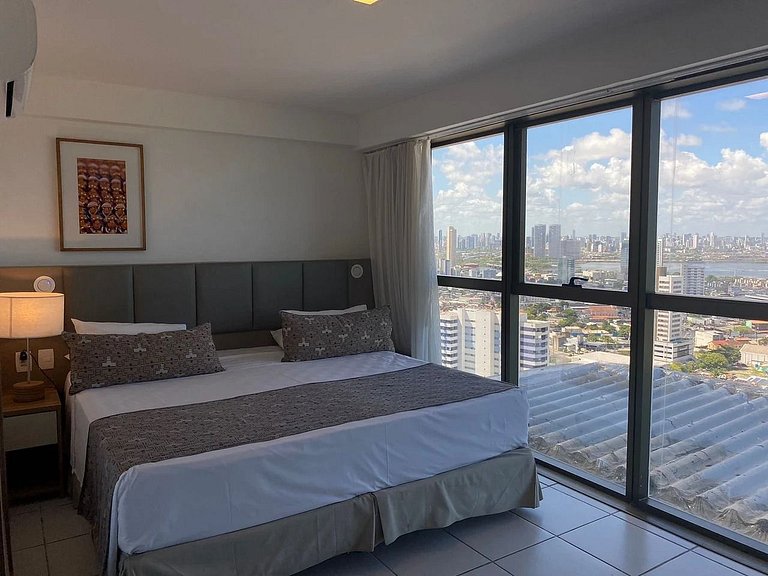 Suite Aconchegante Vista Lateral Andar Alto