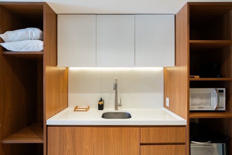 Flat Luxo Com Varanda Vista Mar
