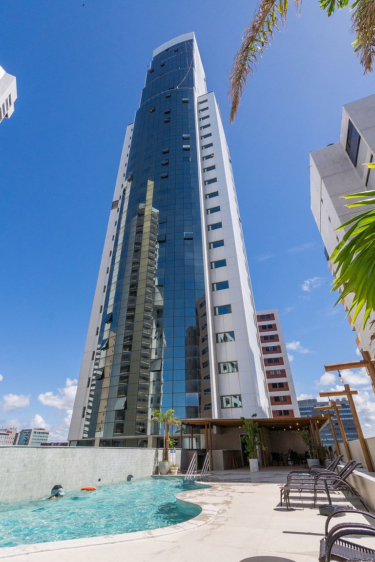 Suite Aconchegante Vista Lateral Andar Alto